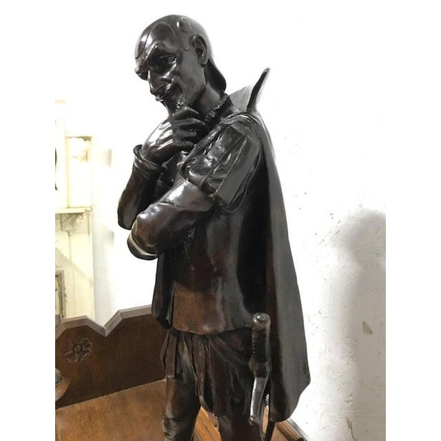 18th Century Bronze Statue of a Shakespearean Character For Sale - Image 3 of 9