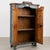 Hungarian two-door armoire dated 1831, crafted in pine with a remarkable original hand-painted folk art finish. Blue and...