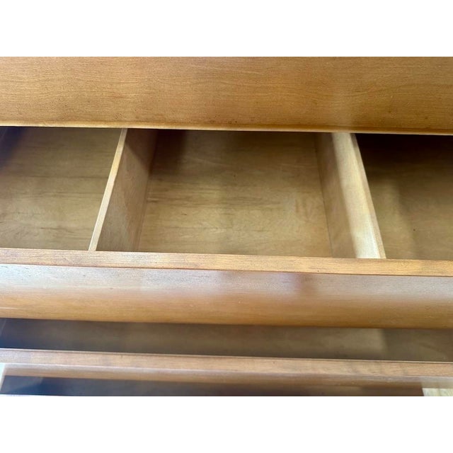 Leslie Diamond 5 Drawer Birch Highboy by Leslie Diamond for Conant Ball For Sale - Image 4 of 7