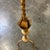 Mid 20th Century Mid 20th Century Spanish Wrought Iron Floor Candlestick W/ Gold Wash For Sale - Image 5 of 12
