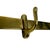 Gold Antique Brass Pot Rack Rail French Kitchen Hanging Rack, 1890s For Sale - Image 8 of 9