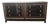 Mid-Century American of Martinsville Black Lacquer & Gold 6-Drawer Dresser For Sale
