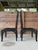 Pair of Guildmaster Black Chinoiserie Cane Dining Side Chairs For Sale - Image 4 of 12
