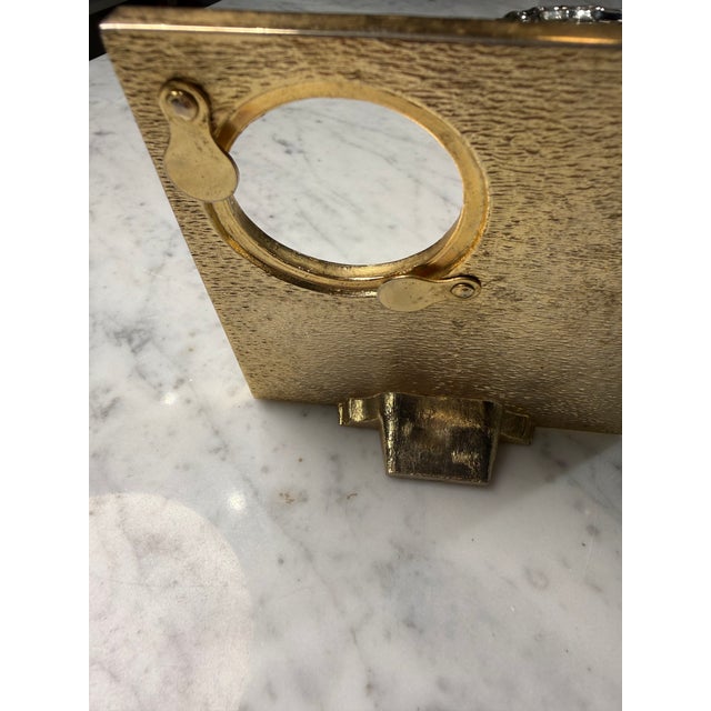 Late 20th Century Vintage Brass Love Sculpture — Indiana Style For Sale - Image 5 of 5