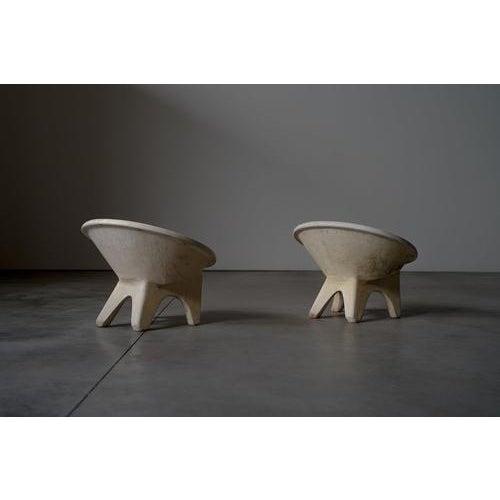 Concrete Sphere Garden Chairs, Italy, 1960s, Set of 2 For Sale - Image 4 of 7