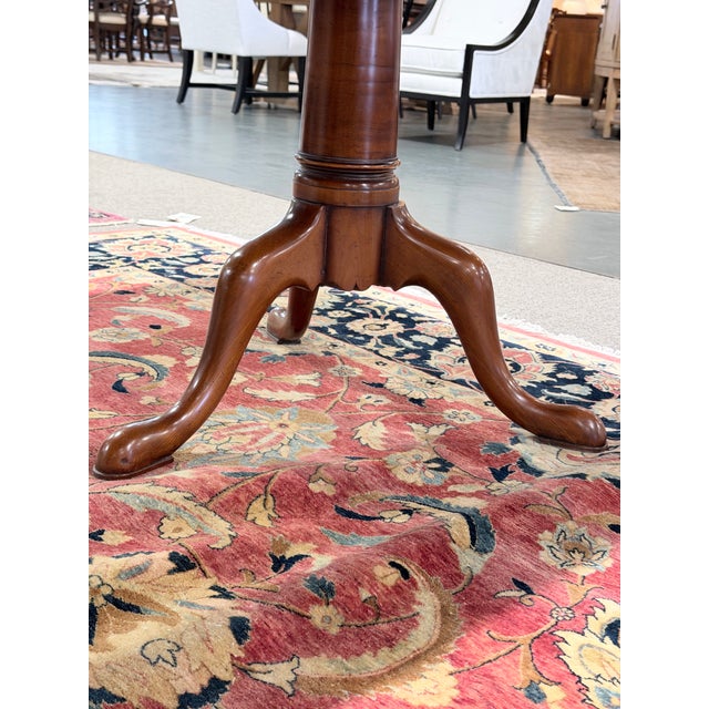 Late 20th Century Classic Solid Wood Double Pedestal Dining Table For Sale - Image 9 of 10