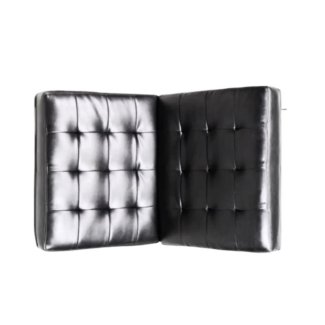 Milo Baughman for Thayer Coggin Milo Baughman Ez Rider Lounge Chair, Black Leather, Thayer Coggin, 1969 For Sale - Image 4 of 6