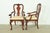 Thomasville Chippendale Carved Cherry Wood Armchairs, Pair For Sale - Image 10 of 14