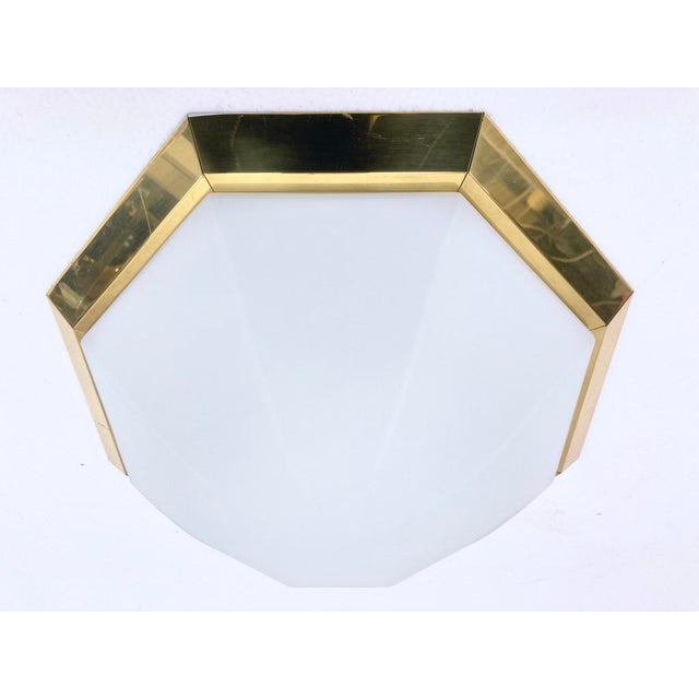 Octagonal Ceiling Lamp from Glashütte Limburg, 1970s For Sale - Image 10 of 10