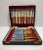 Cutlery sets with natural material handles, such as antler or bone, were popular for formal and informal dining throughout...