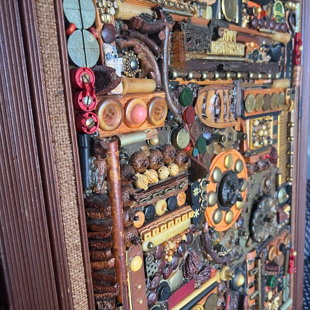 Original Jos. Carmassi Mixed Media Assemblage “Outer Space” (1992) For Sale - Image 4 of 10