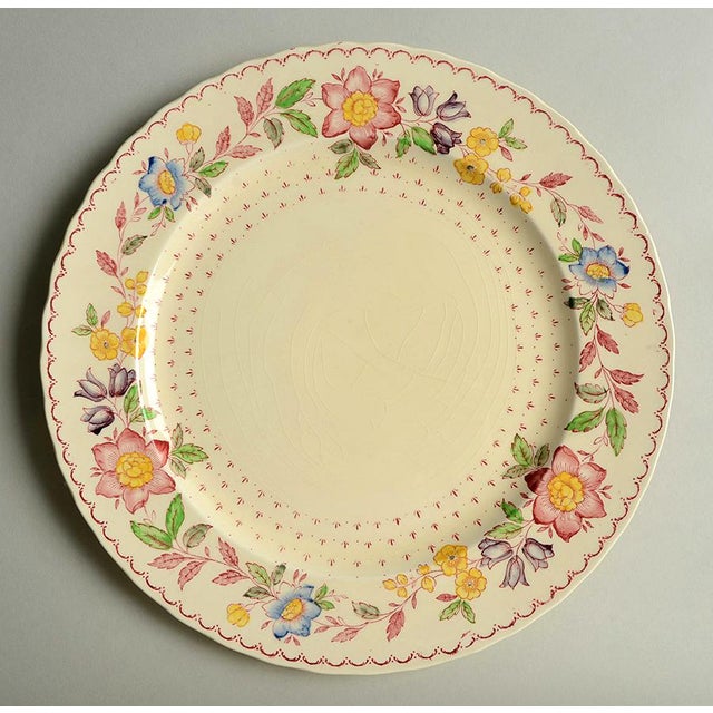 Vintage Pink Floral Dinner Plates Set of 8 Chairish