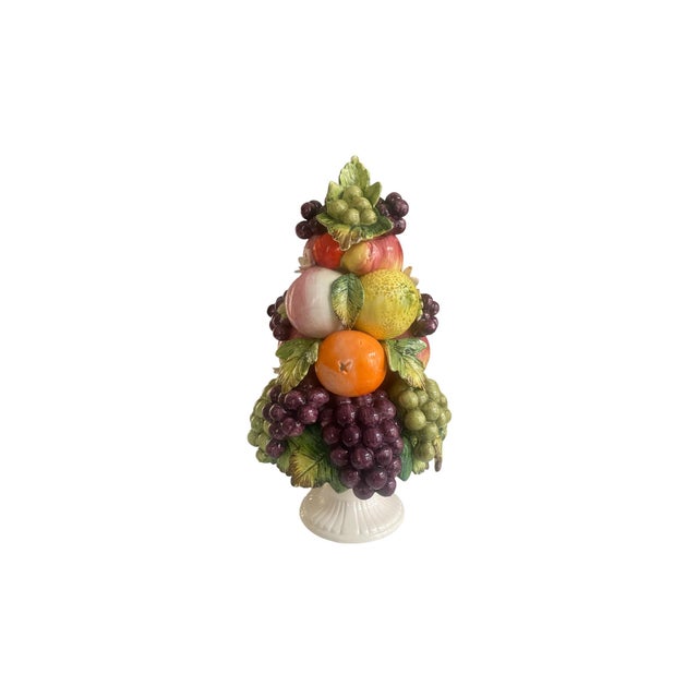 Vintage Ceramic Fruit Topiary For Sale In Washington DC - Image 6 of 7