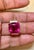 Arts & Crafts 12 Carat Cushion Cut Natural Pink Tourmaline & Diamond 14 Karat Yellow Gold Ring For Sale - Image 3 of 18