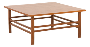 Mid-Century Modern Scandinavian Square Teak Coffee Table, Denmark, 1970s