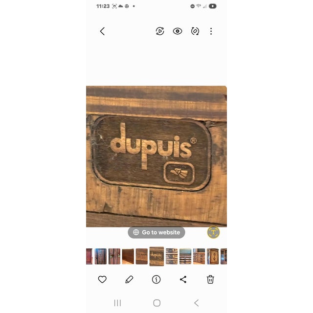 1980s The San Miguel: Hand-Stenciled Tuscan Rustic Credenza by Dupuis For Sale - Image 11 of 11