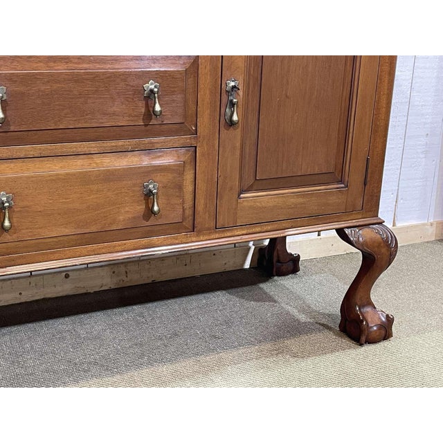 Early 20th Century English Mahogany Sideboard For Sale - Image 13 of 18