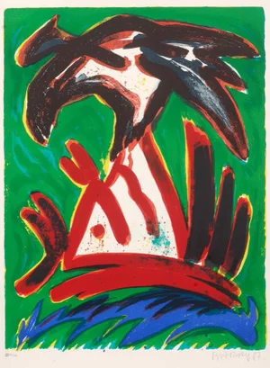 Barry Lereng Wilmont, Modernist Composition, 20th Century, Lithograph