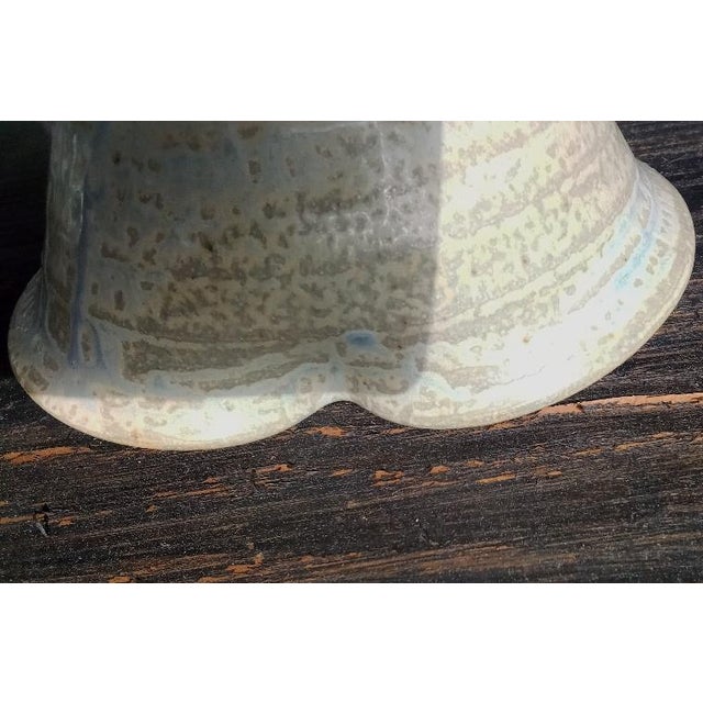 Late 20th Century Popular Pigeon River Pottery Heart-Shaped Bowl With Autumn Glaze For Sale - Image 5 of 5