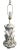 Mid 20th C. Hollywood Regency Serge Roche Style Italian Blanc De Chine Porcelain Ostrich Feather Lamp For Sale - Image 13 of 13