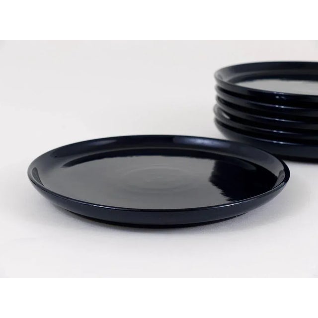 1970s Zen Tea Set and Plates in Stoneware by Luigi Colani for Friesland, Germany, 1970s, Set of 25 For Sale - Image 5 of 11