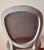 Mid 20th Century Vintage French Louis XVI Style Painted Wood & Cane Medallion Side Chair For Sale - Image 5 of 5