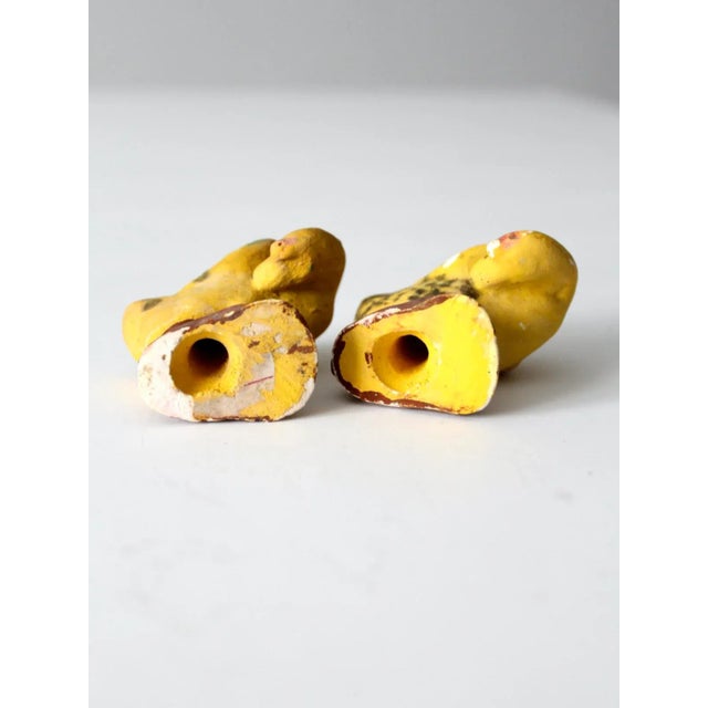 Yellow Vintage Bird Salt and Pepper Shakers For Sale - Image 8 of 9