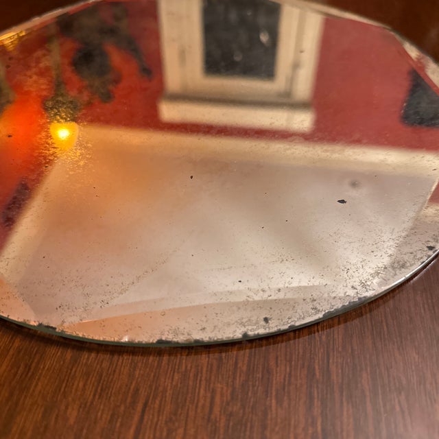 Victorian Antique Bevel Mirror Reflector Plateau For Sale - Image 3 of 5