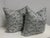 Modern Thom Filicia for Eastern Accents Veldman Slate Pillows, Pair For Sale - Image 3 of 12