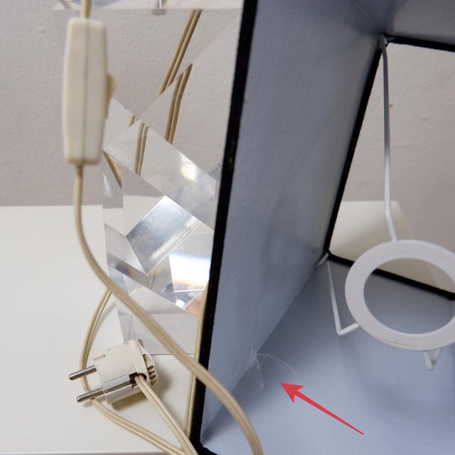 Vintage Sculptural Table Lamp, 1980 For Sale - Image 11 of 15