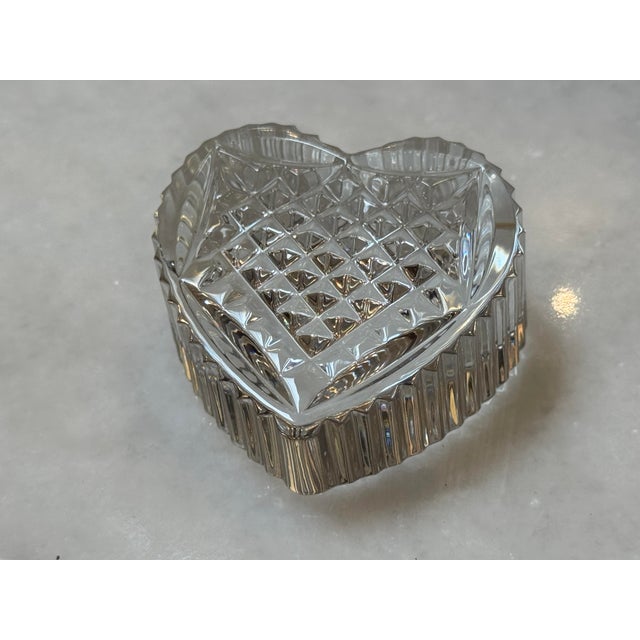 Waterford Crystal Heart Paperweight, Vintage For Sale - Image 12 of 12