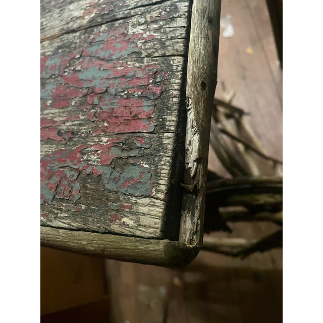 Early 20th Century Rustic Adirondack Twig Branch Stand Cabin Side Table Heart Bent Wood Motif For Sale - Image 11 of 12