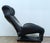 1980s 1980s Toshiyuki Kita Wink Black Leather Lounge Chair by Cassina (2 Lounge Chairs Available) For Sale - Image 5 of 13