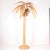 Wood Banana Lamp in Natural Rattan For Sale - Image 7 of 7
