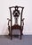 American Drew Traditional Chippendale Style Solid Cherry Dining Arm Chair For Sale In Kansas City - Image 6 of 8