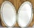 Jonathan Adler Pair Jonathan Adler Venetian Style Optic Convex Etched and Beveled Oval Mirrors* For Sale - Image 4 of 8