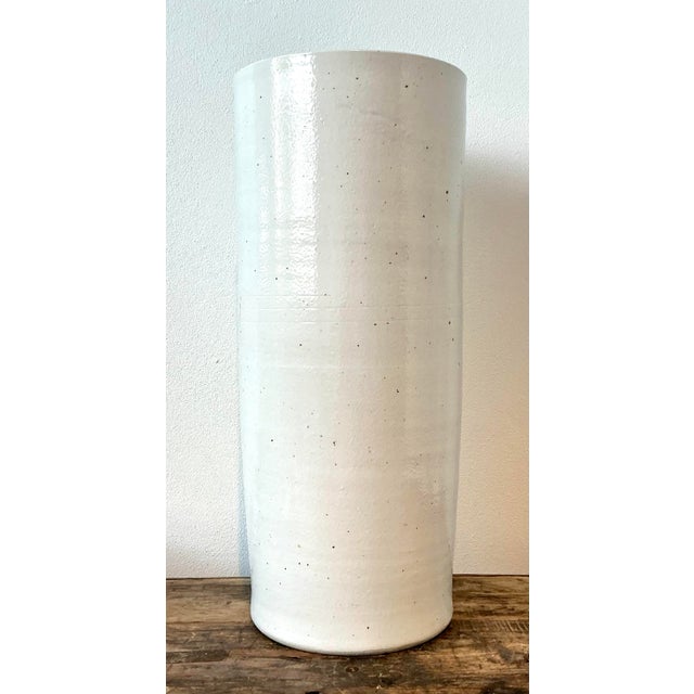Mid-Century Modern Vintage Studio a Pottery Umbrella Stand For Sale - Image 3 of 12