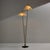 The best choice if you are looking for an elegant and timeless piece: Austrian brass floor lamp with two textile shades...