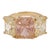 Christina Addison Yellow Gold Zircon Mini Emerald Cut Ring For Sale