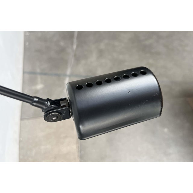 Vintage Italian Black Daphinette Classic Wall Lamp by Tommaso Cimini for Lumina, 1980s For Sale - Image 9 of 18