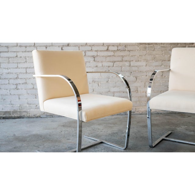 Vintage Mies Van Der Rohe Attr. Brno Flat Bar Chairs - A Pair For Sale - Image 11 of 18