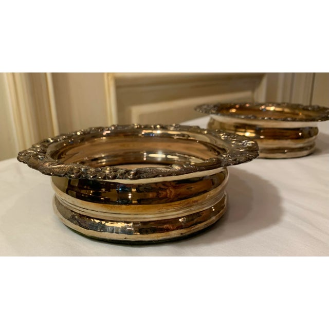 Antique Bottle Coasters- Set of 2 For Sale - Image 12 of 13