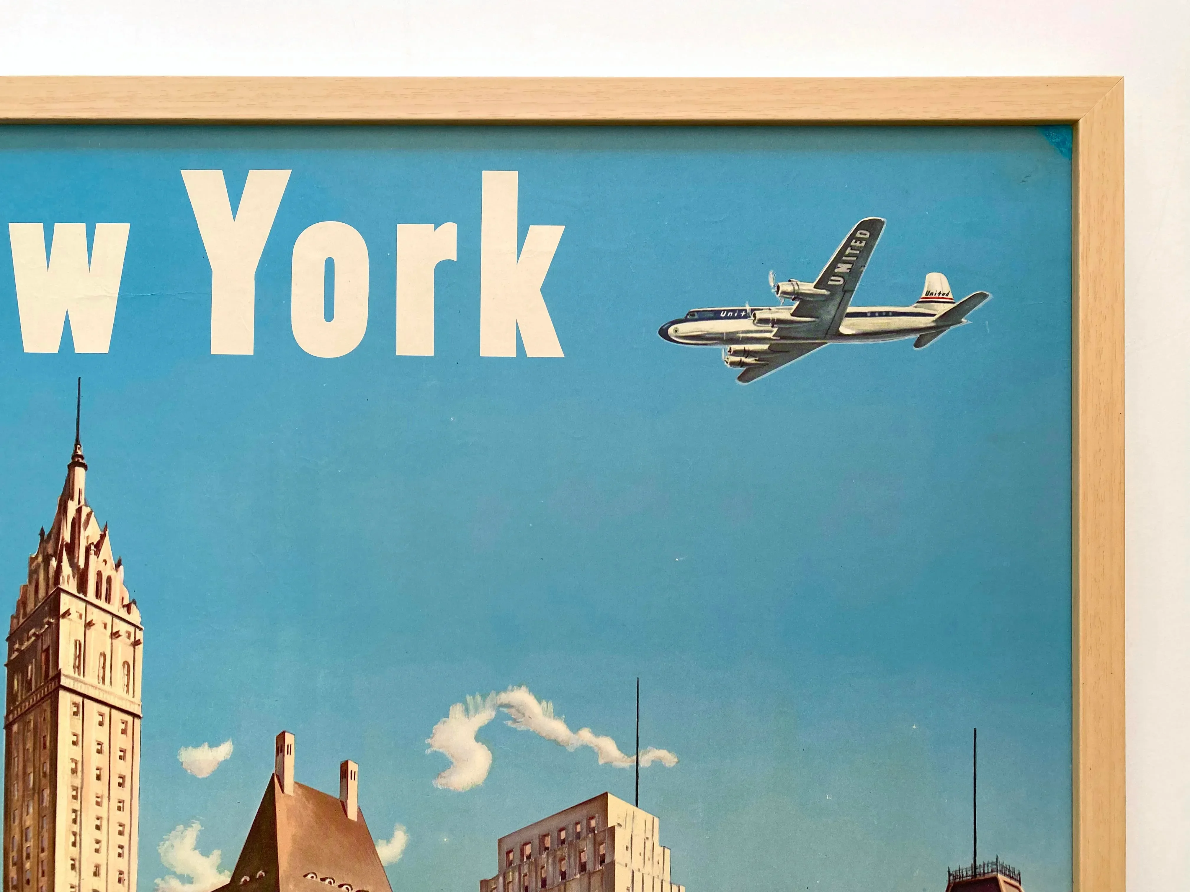 Vintage 1947 Mid Century Modern Joseph Feher Lithograph Print