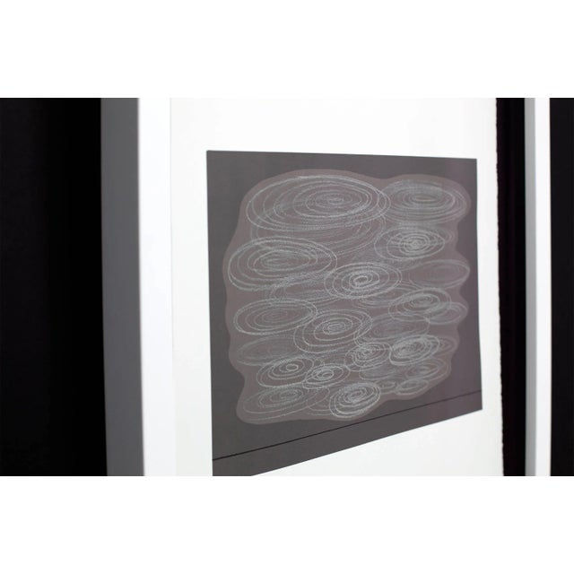 Black 1972 Victor Vasarely Original Lithograph Limited Ed. W/ Custom Frame For Sale - Image 8 of 13