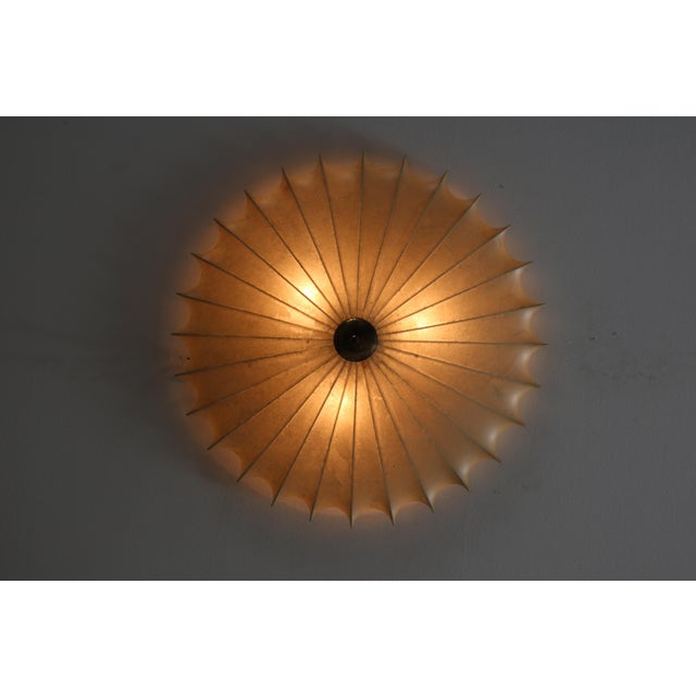 Goldkant Cocoon Ceiling Light by Friedel Wauer for Goldkant Leuchten, 1960s For Sale - Image 6 of 12