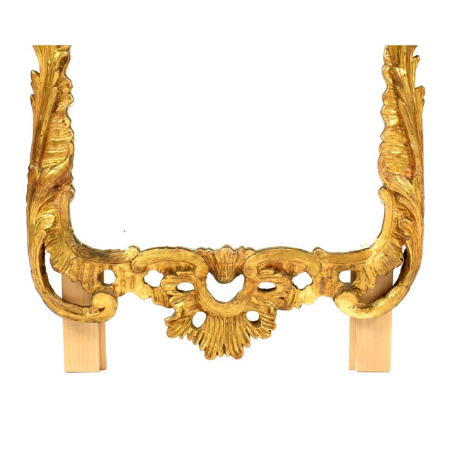 Traditional 18th Century Georgian Carved Gilt Wood Mirror For Sale - Image 3 of 7