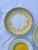 Mid-Century Modern Mid-Century Pop Art Yellow Flower Wall Plate Curation-Set of 7 For Sale - Image 3 of 9
