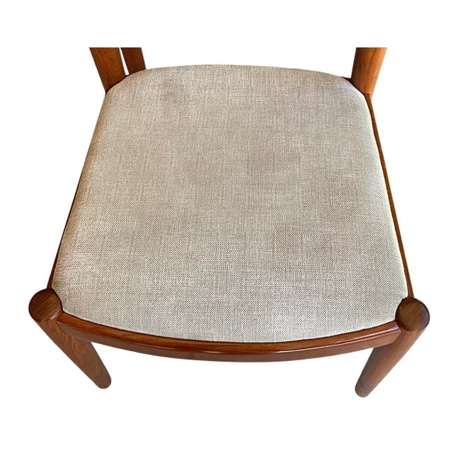Danish Modern Dining Chairs in Teak by Niels Koefoed for Koefoeds Hornslet Møbelfabrik A/S, Denmark, 1970s, Set of 3 For Sale - Image 6 of 16