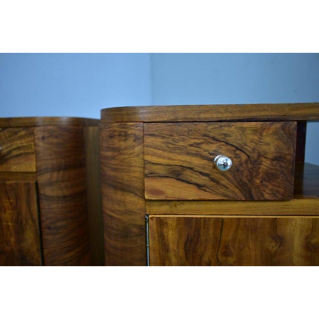 Art Deco Bedside Tables, Czechoslovakia, 1934, Set of 2 For Sale - Image 13 of 16