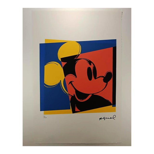 After Andy Warhol, Mickey Mouse, 1980s, Lithograph For Sale